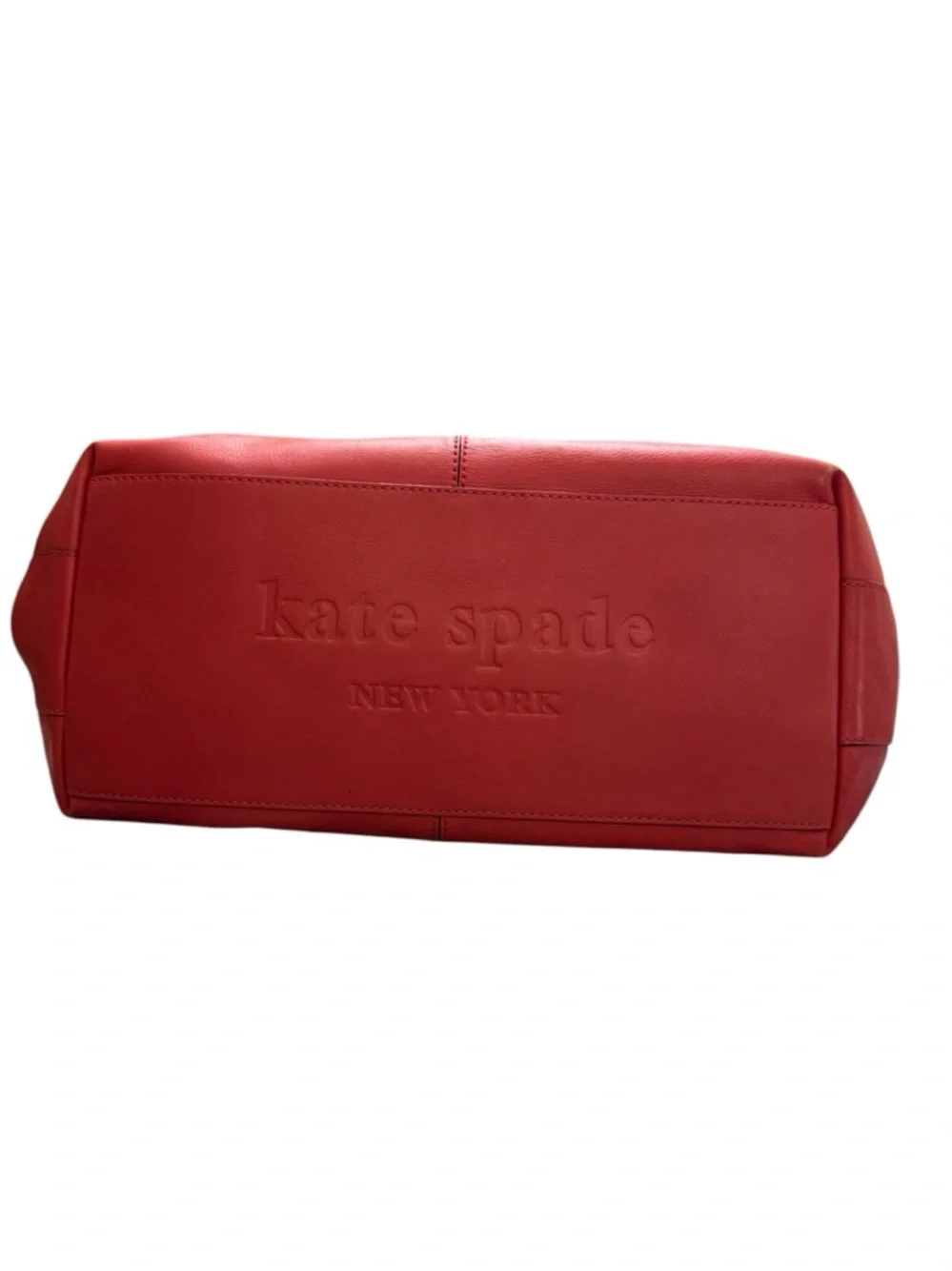 kate spade New York Berkshire Road Stevie Red Leather Satchel/Shoulder Bag